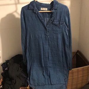 Chambray Madewell T-shirt dress